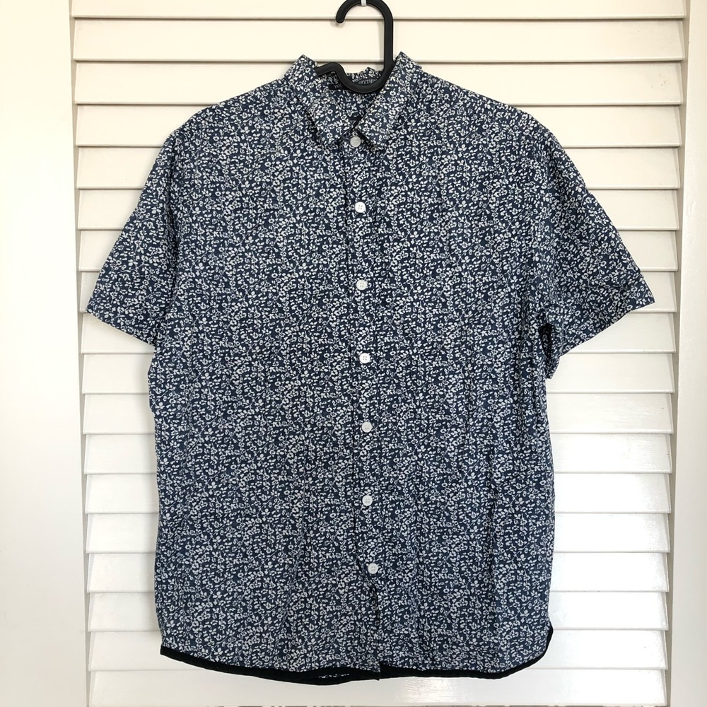 Zak Floral Motif Short Sleeve Shirt